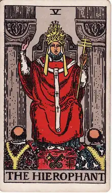 Aziz tarot kartı