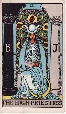 Azize tarot kartı