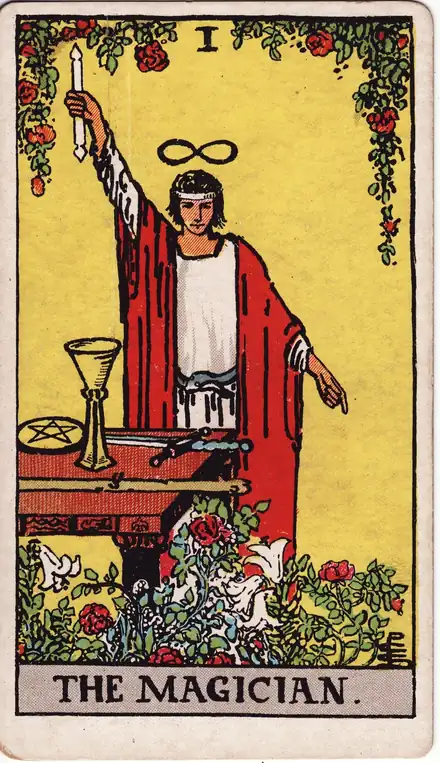 Büyücü tarot kartı