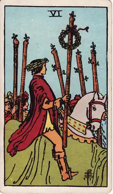 Değnek Altılısı tarot kartı
