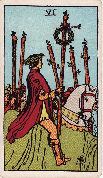 Değnek Altılısı tarot kartı