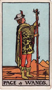 Değnek Prensi tarot kartı