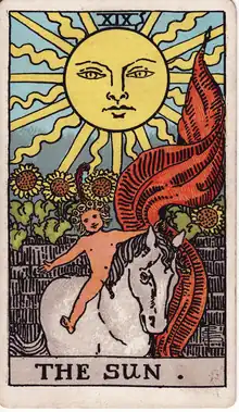 Güneş tarot kartı