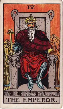 İmparator tarot kartı