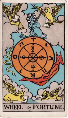 Kader Çarkı tarot kartı