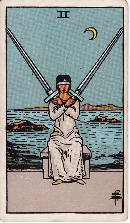 Kılıç İkilisi tarot kartı