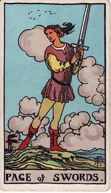 Kılıç Prensi tarot kartı