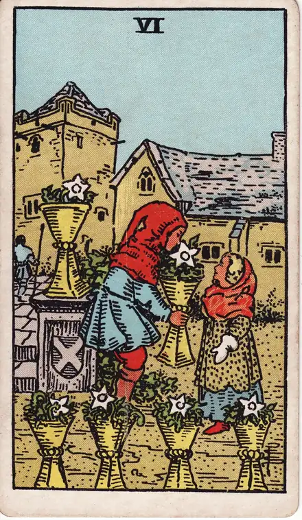 Kupa Altılısı tarot kartı