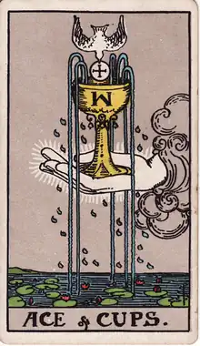 Kupa Ası tarot kartı