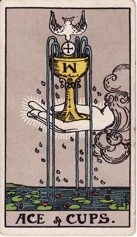 Kupa Ası tarot kartı
