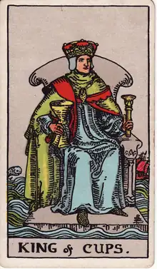 Kupa Kralı tarot kartı