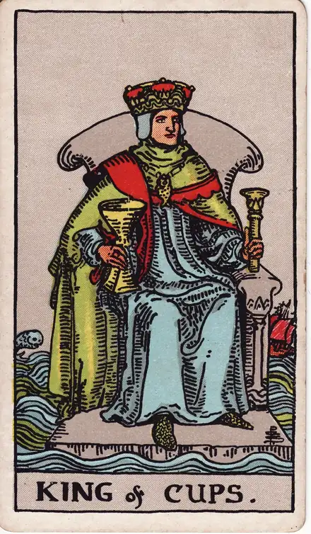 Kupa Kralı tarot kartı