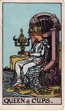 Kupa Kraliçesi tarot kartı