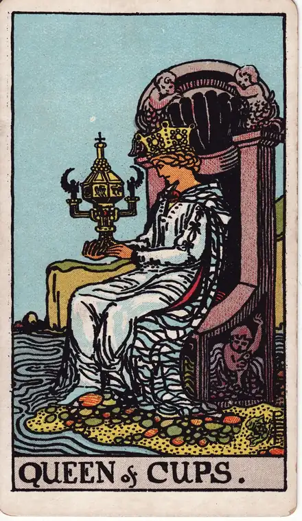 Kupa Kraliçesi tarot kartı