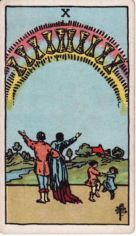 Kupa Onlusu tarot kartı