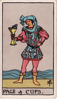 Kupa Prensi tarot kartı