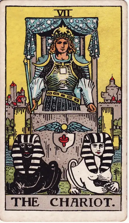 Savaş Arabası tarot kartı