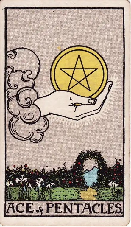 Tılsım Ası tarot kartı