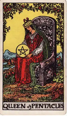 Tılsım Kraliçesi tarot kartı