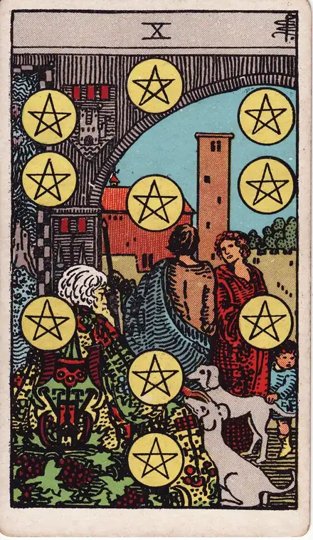 Tılsım Onlusu tarot kartı