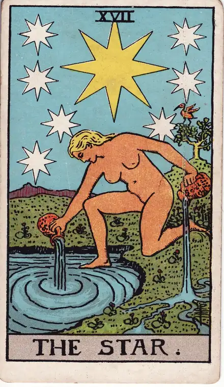 Yıldız tarot kartı